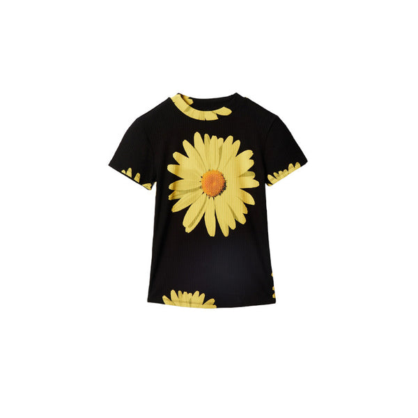 Desigual Women Flower T-Shirt