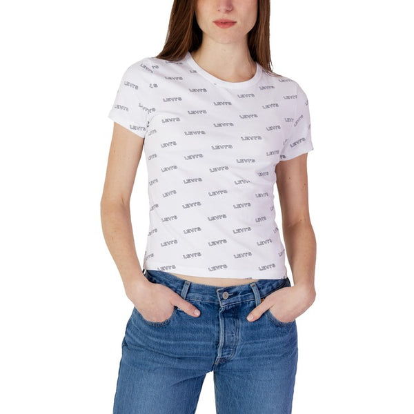 Levi`s Women All Over Logo T-Shirt