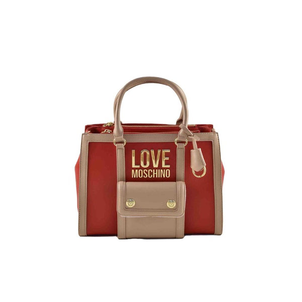 Love Moschino Women Handbag Red/Beige