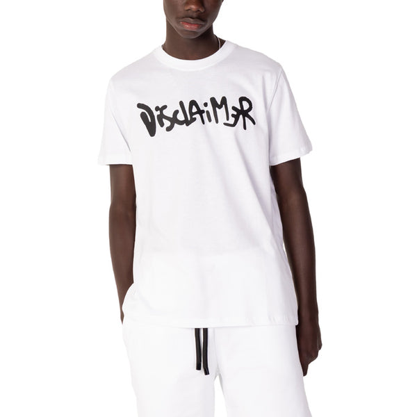 Disclaimer Men Spray Paint Logo T-Shirt