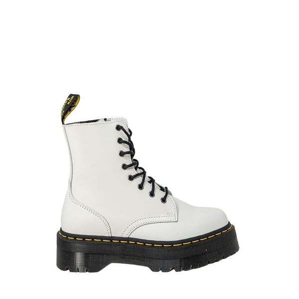 Dr. Martens Women White Smooth Leather Boots