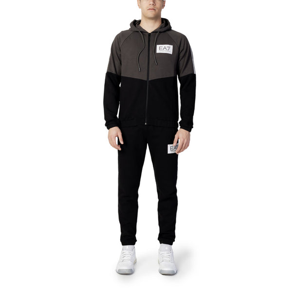 Ea7 Men Tracksuit Black/Brown