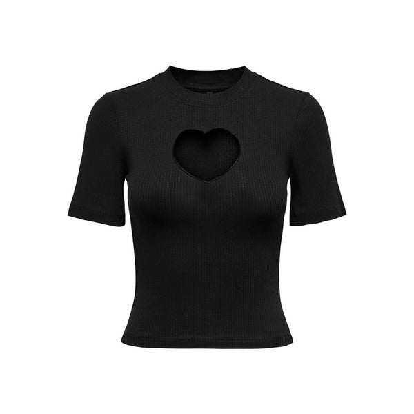 Only Women Heart Cut Out T-Shirt