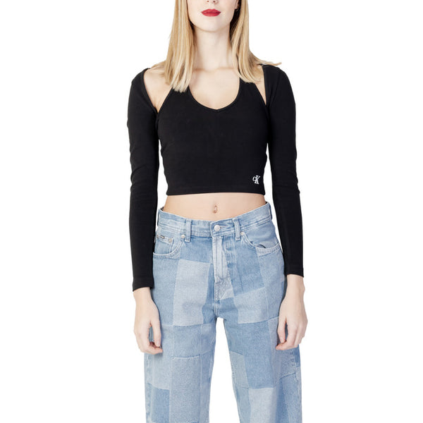 Calvin Klein Jeans Cut Out Crop Top