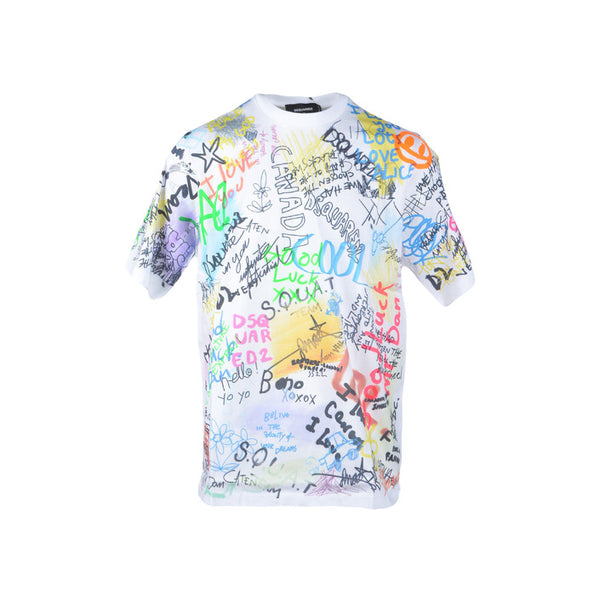 Dsquared Men Doodle T-Shirt