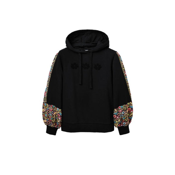 Desigual Women Sleeve Graphic Sweatshirt Hoodie