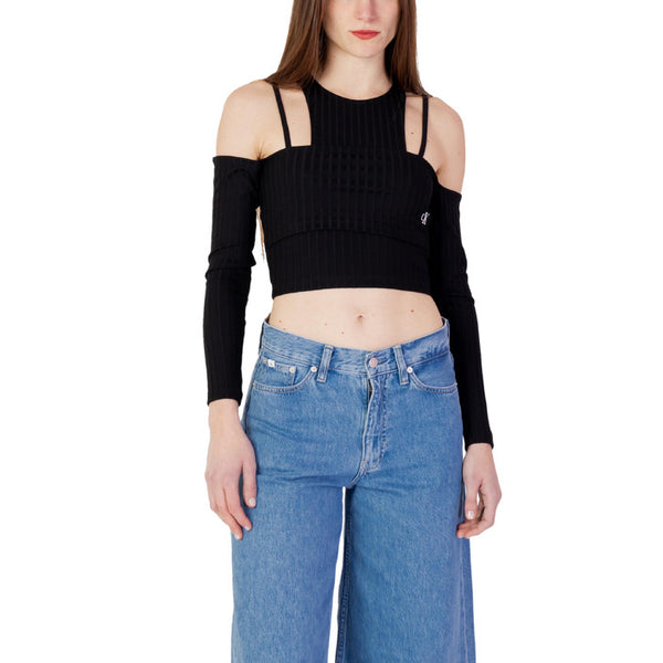 Calvin Klein Women Cut Out Crop Top