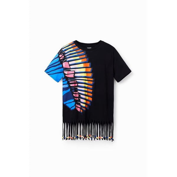 Desigual Women Beaded Graphic T-Shirt