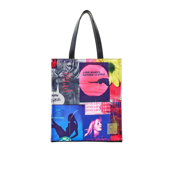 Desigual Women Graphic Multicolor Tote Bag