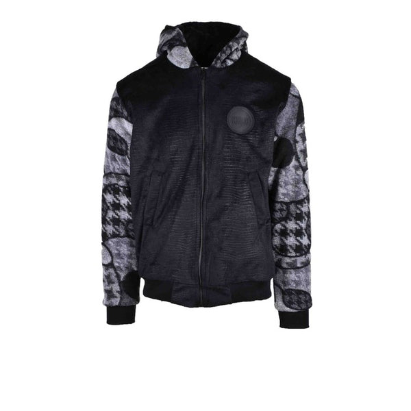 Takeshy Kurosawa Men Graphic Zip-up Hooded Jacket