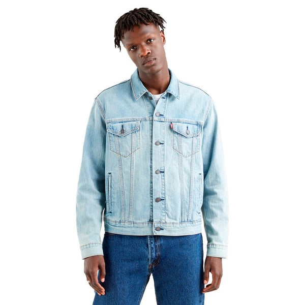 Levi`s Men Washed Denim Jacket