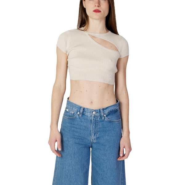 Calvin Klein Women Cut Out Crop Top