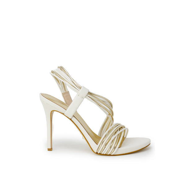 Guess Women Sandals White/Gold