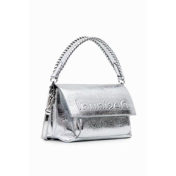 Desigual Women Logo Metallic Crossbody Bag