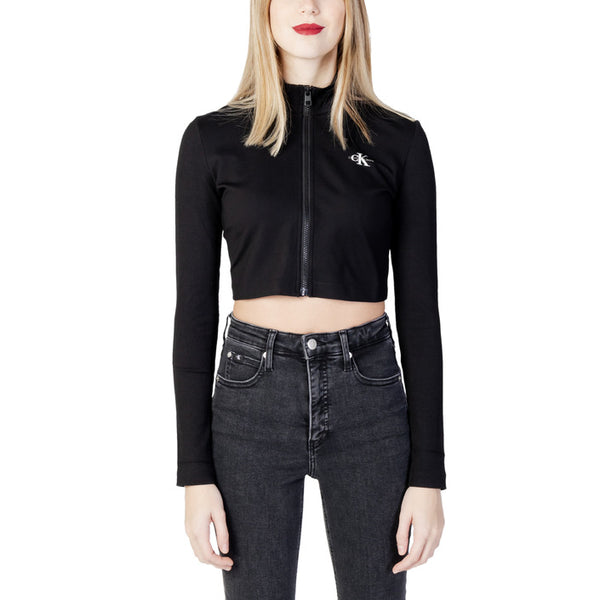 Calvin Klein Jeans Zip-up Crop Top