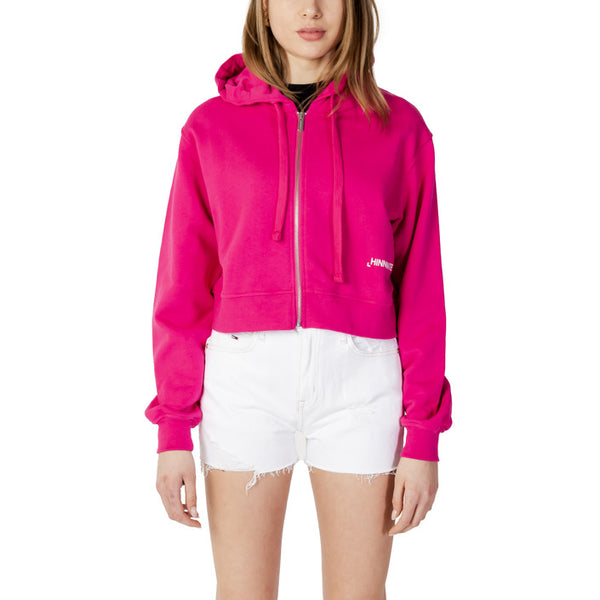 Hinnominate Women Cropped Zip-up Hoodie