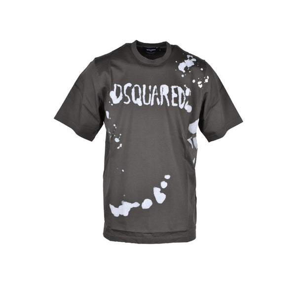 Dsquared Men Bleached Logo T-Shirt